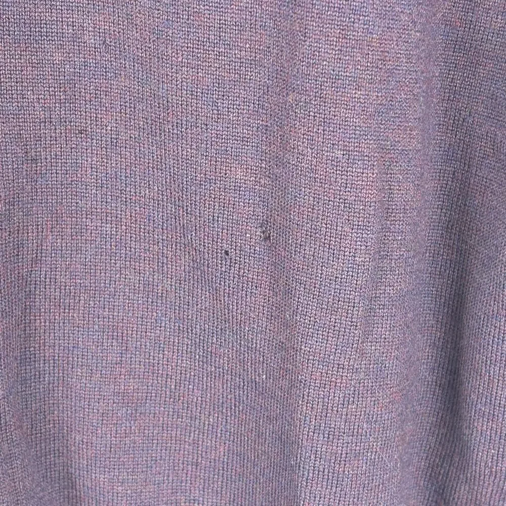 Brandini Turtleneck Wool Sweater Purple Cozy Winter Chic Women's Size Medium